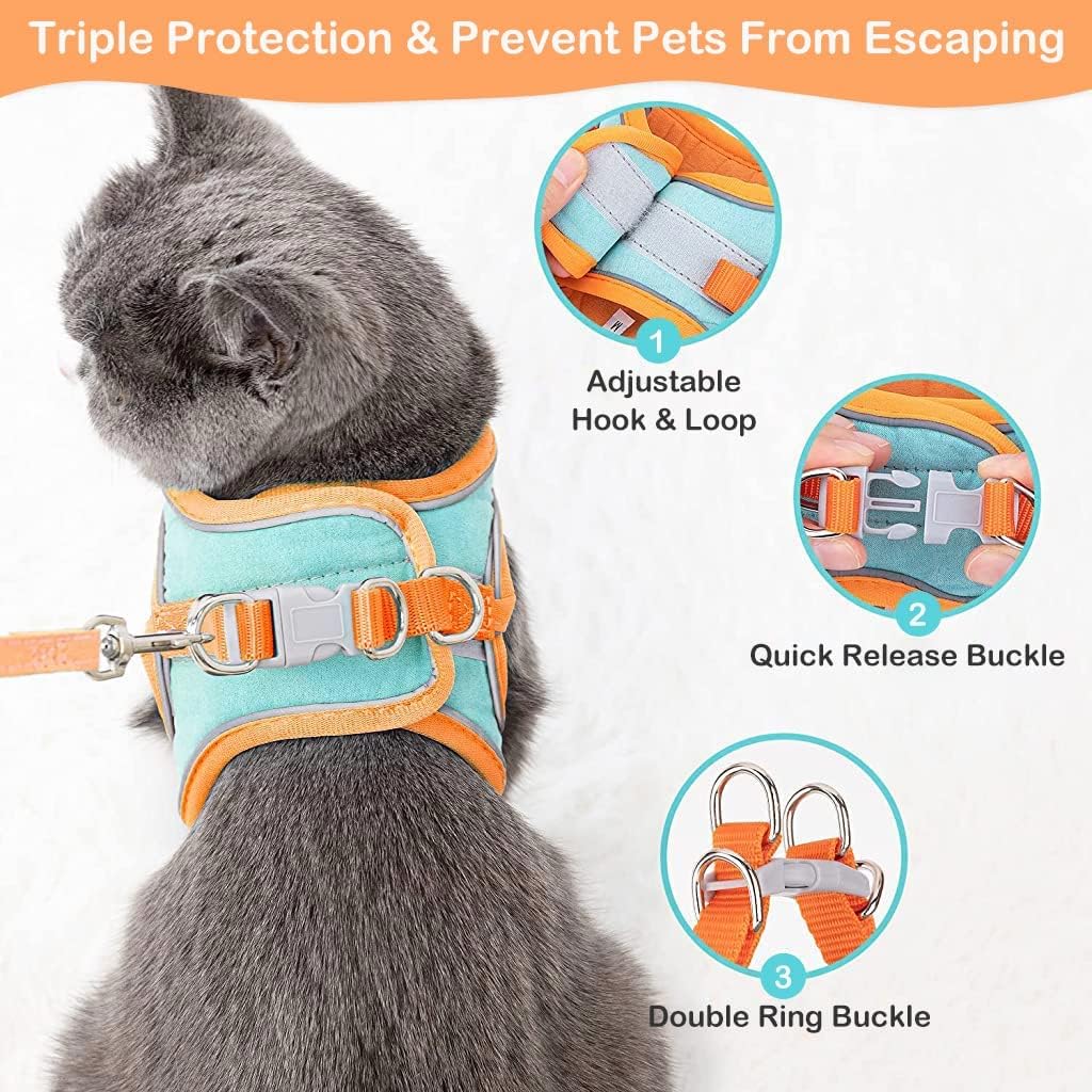 Cat Harness with Leash – Adjustable, Secure & Ultra-Comfortable