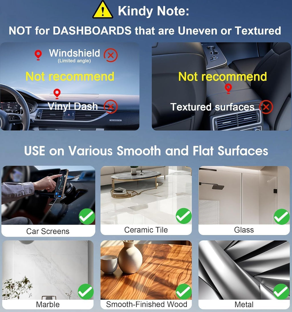 Vacuum Suction Magnetic Bracket |Strong Grip, No Drilling, Multi-Purpose